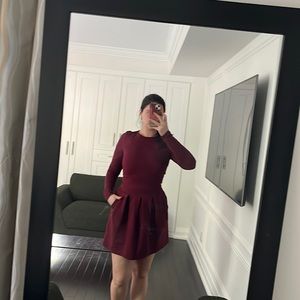 Wilfred burgundy dress